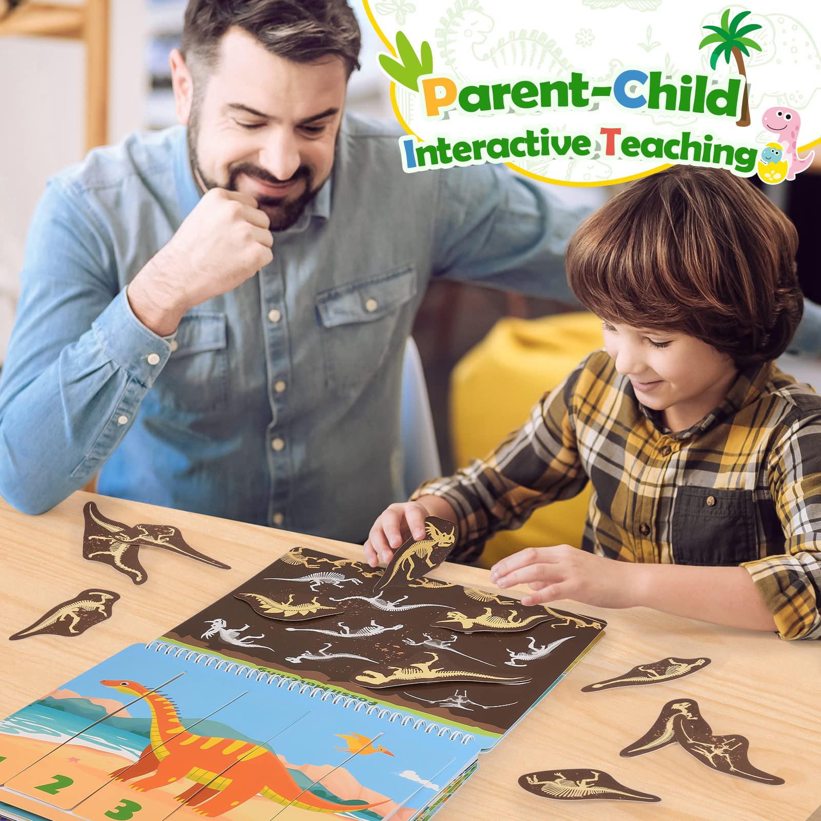 Dinosaur Busy Book for Preschool Kids - Learning & Gifts -6 Dinosaur Busy Book for Preschool Kids - Learning & Gifts -6
