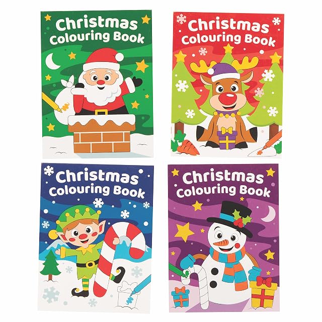 Foto 2 de 7 de Baker Ross FC173 Mini Libros para Colorear de Navidad