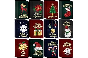 Christmas Notepad 48 Pack: Mini Notebooks for Kids, Merry Christmas Theme Pocket...