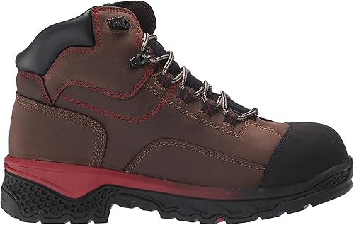 Miniatura 6 de Timberland PRO Bosshog - Botas industriales impermeables con punta compuesta para hombre, 6 pulgadas, marrónrojo, 8