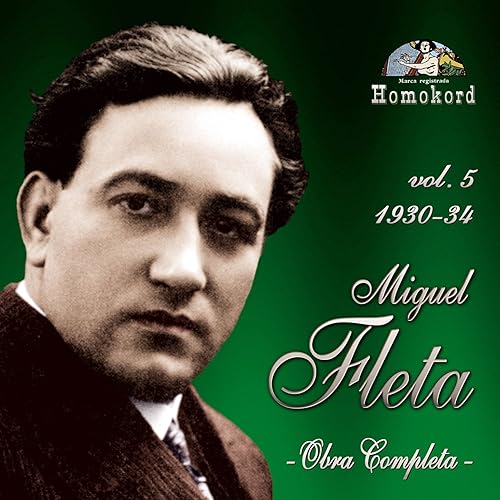 Miguel Fleta Obra Completa, Vol. 5 (1930/34) de Miguel Fleta sur