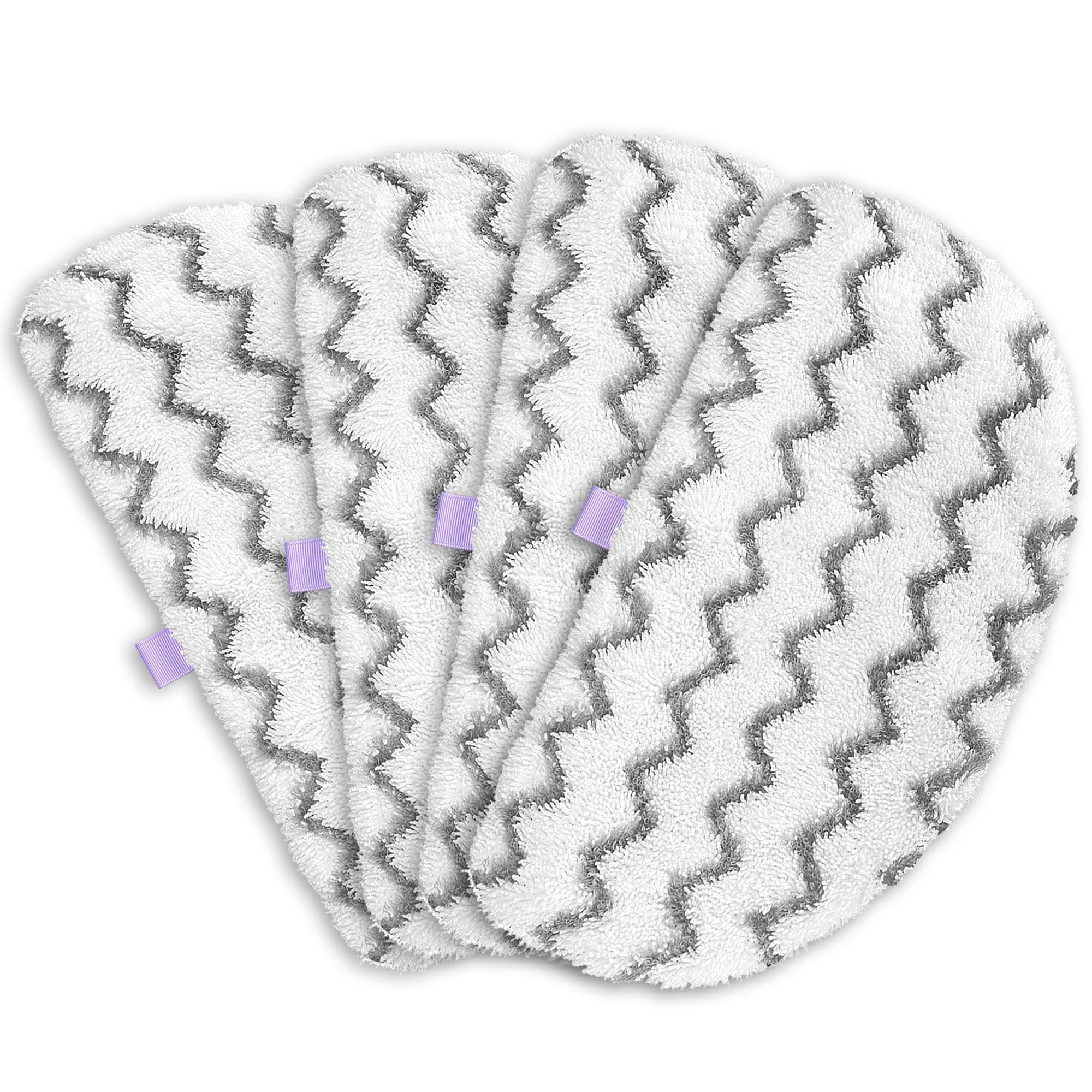 4 Pack PowerFresh Replacement Steam Mop Pads Compatible with Bissell PowerFresh Steam Mop, Fits 1940, 1806, 1544, 1440 Series, Microfiber Scrubbing Pads for Sealed Hard Floors