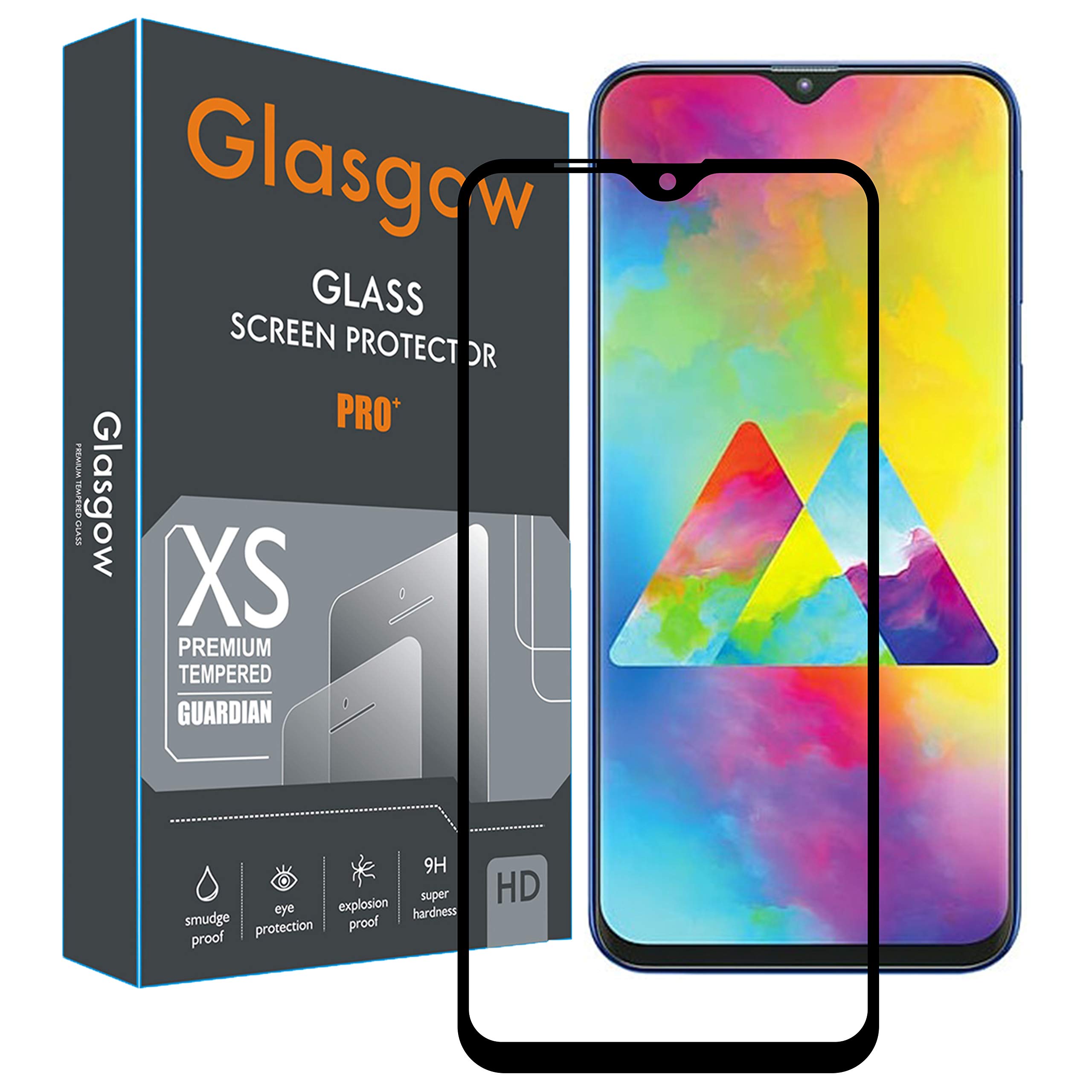 Glasgow Full Protection Tempered Glass for Samsung Galaxy M01 Top Notch Edge to Edge Full Screen Coverage [Anti-Scratch] [Gorilla] [Free Cleaning Kit Included] (B08GJH2JDP) Amazon Price History, Amazon Price Tracker