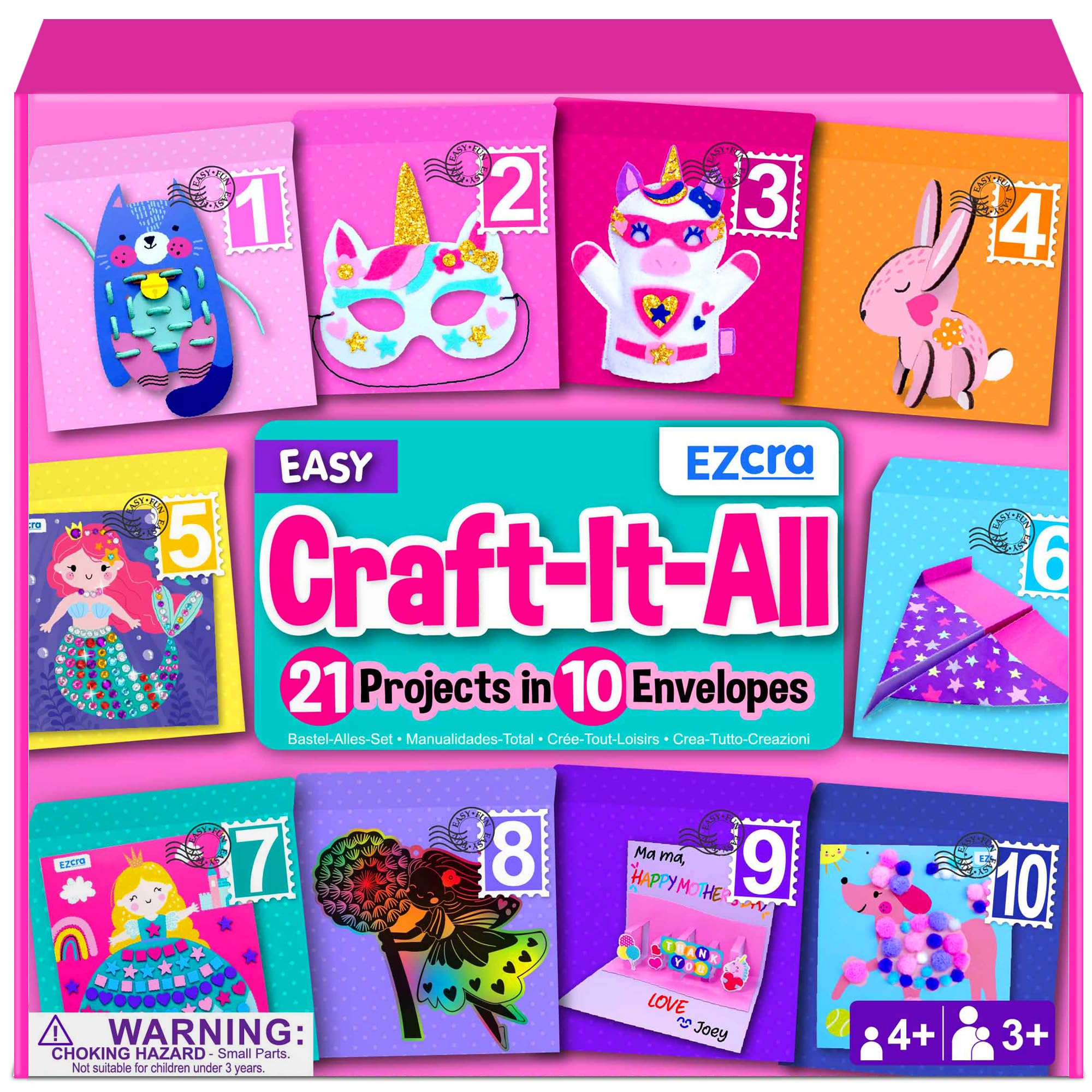 EZCRA Unicorn Craft Kits for Kids