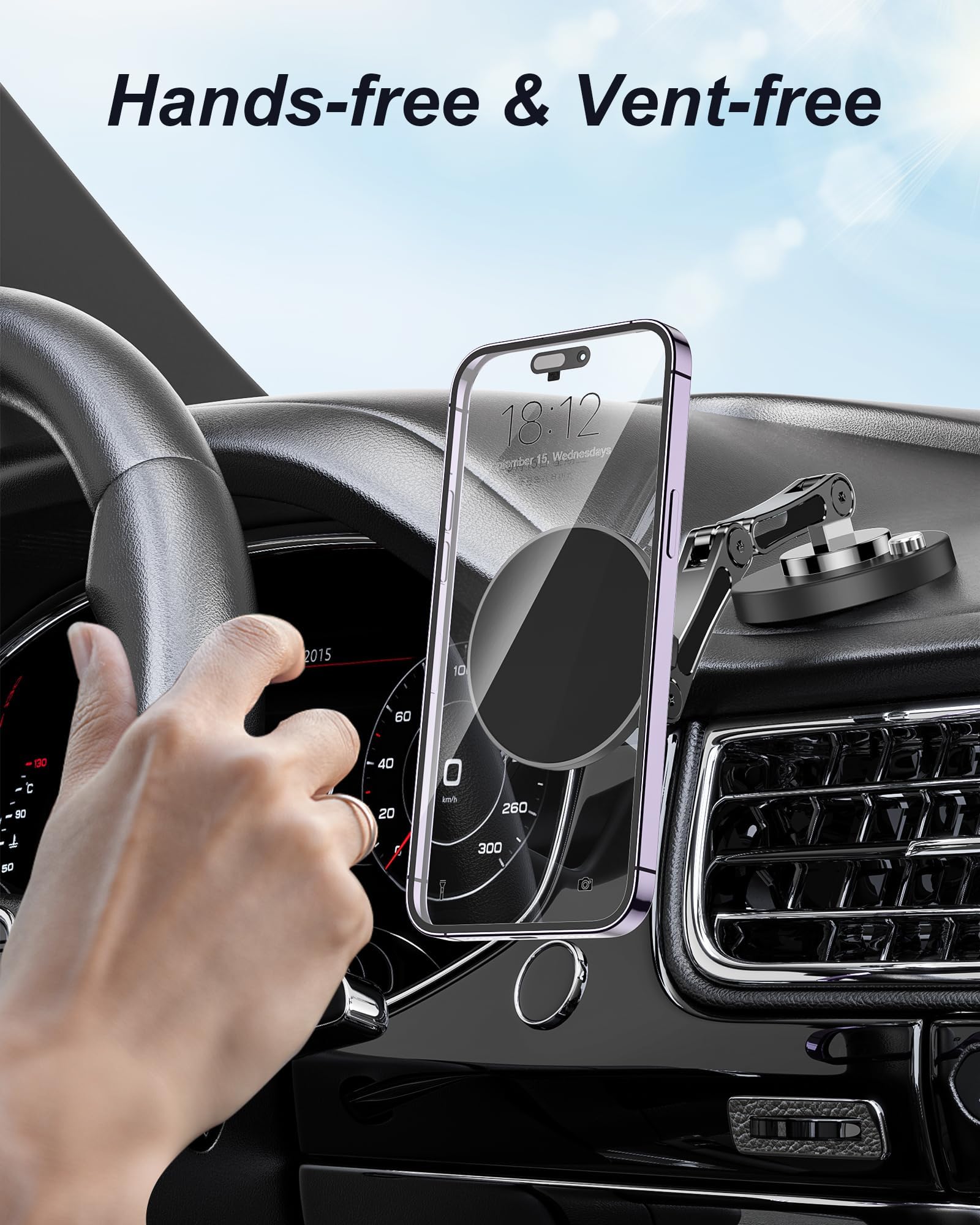 Aazon.co: TenYua Car agnetic Phone Holder,Universal Dashboard Strong Suction Cup Car Phone