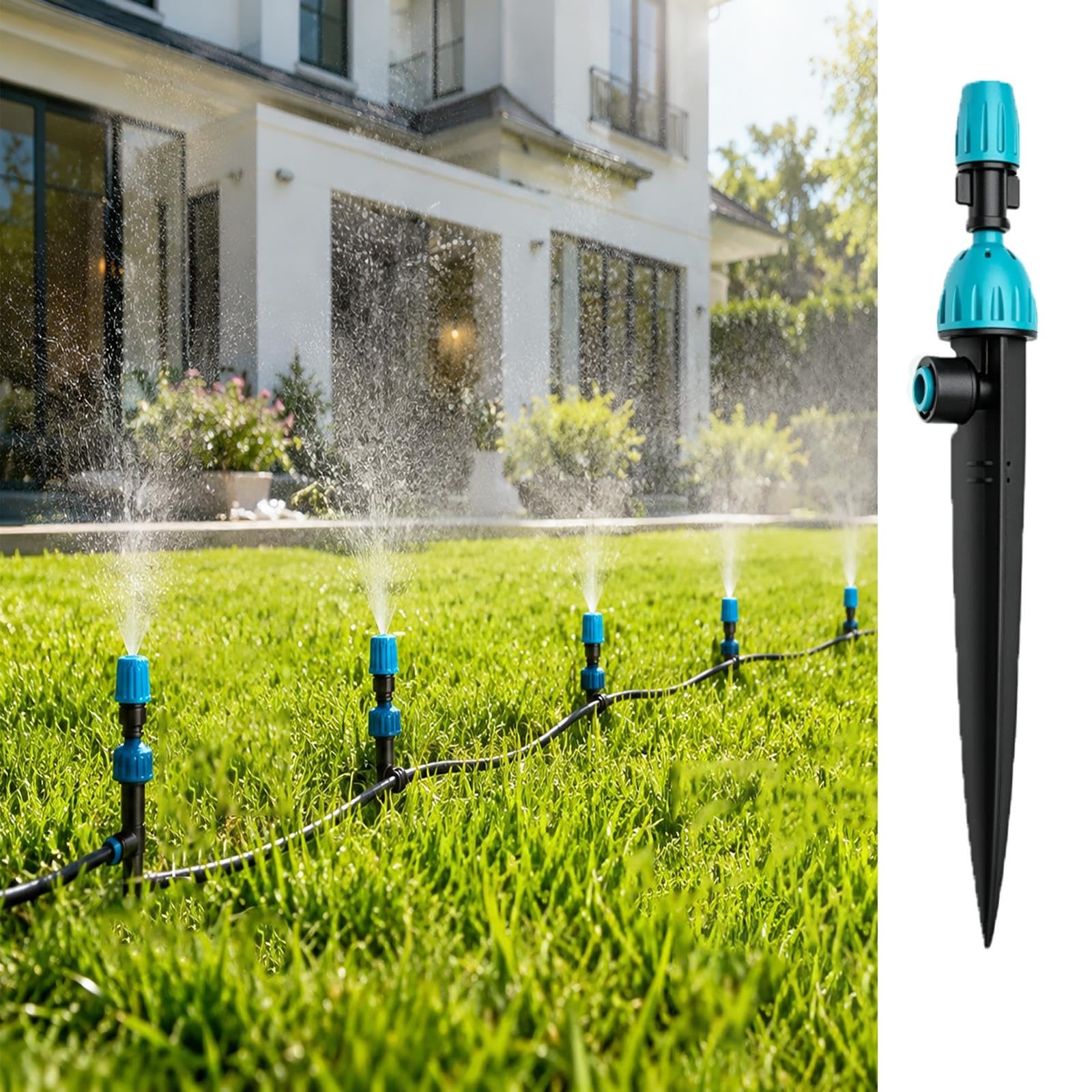 Système De Brumisation Noire Pour Terrasse, Jardin, Pelouse Ou Serre