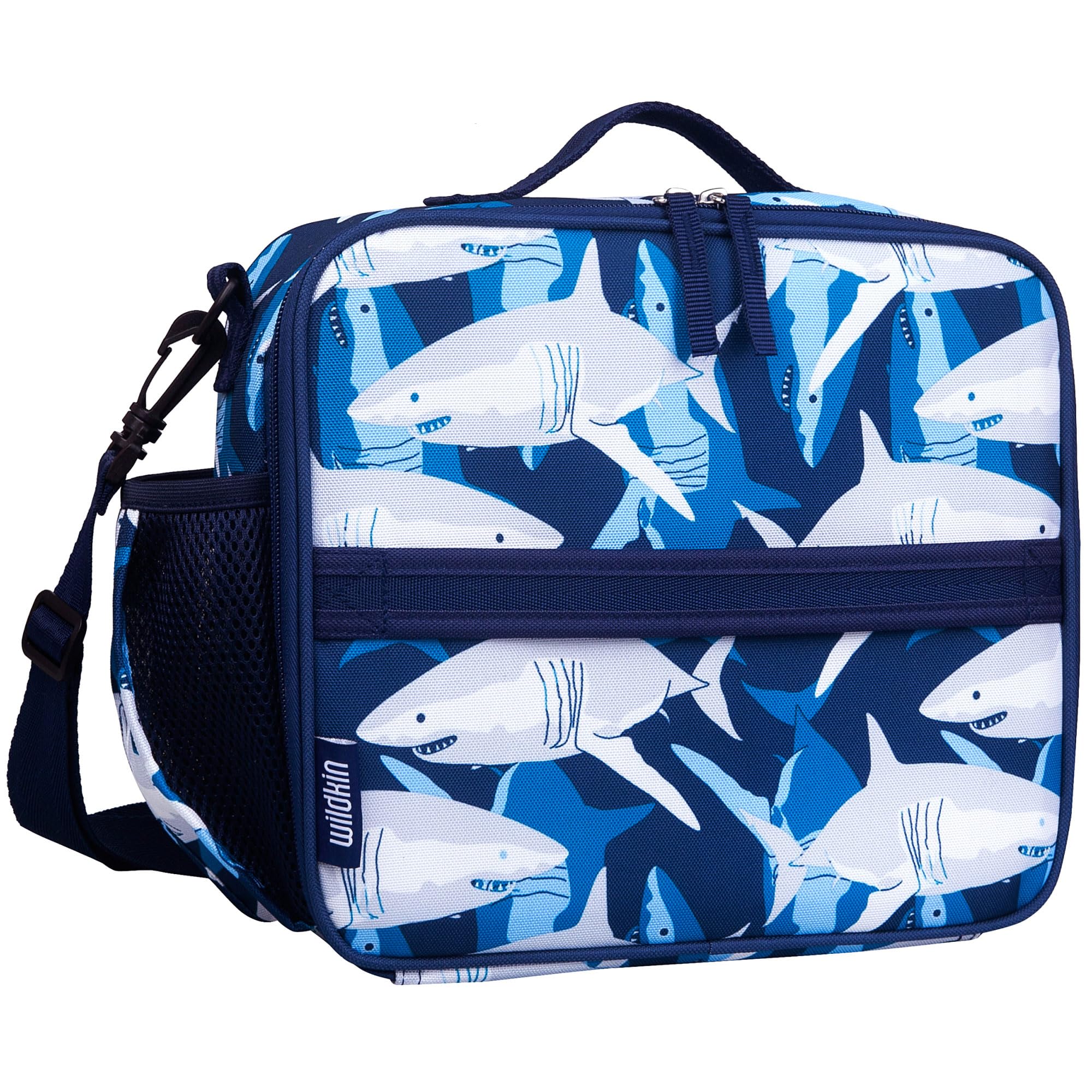 Wildkin ECO rPET Insulated Lunch Box for Kids, Sharks