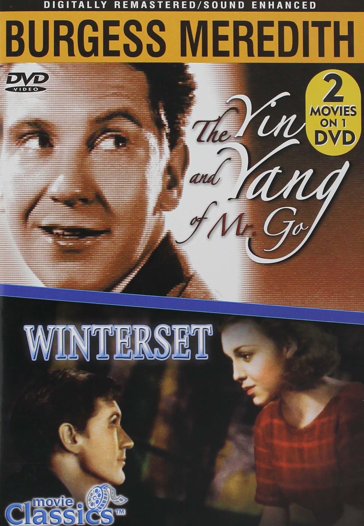 Película DVD Yin and Yang of Mr. Go / Winterset importación USA largometrajes de culto americanos