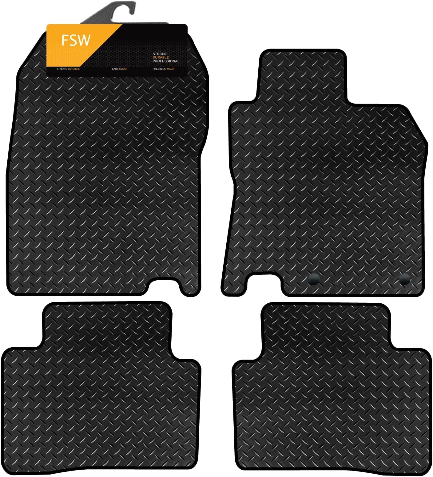 Car Mats for Nissan Qashqai (20142020) Tailored Fit Rubber Floor Mat