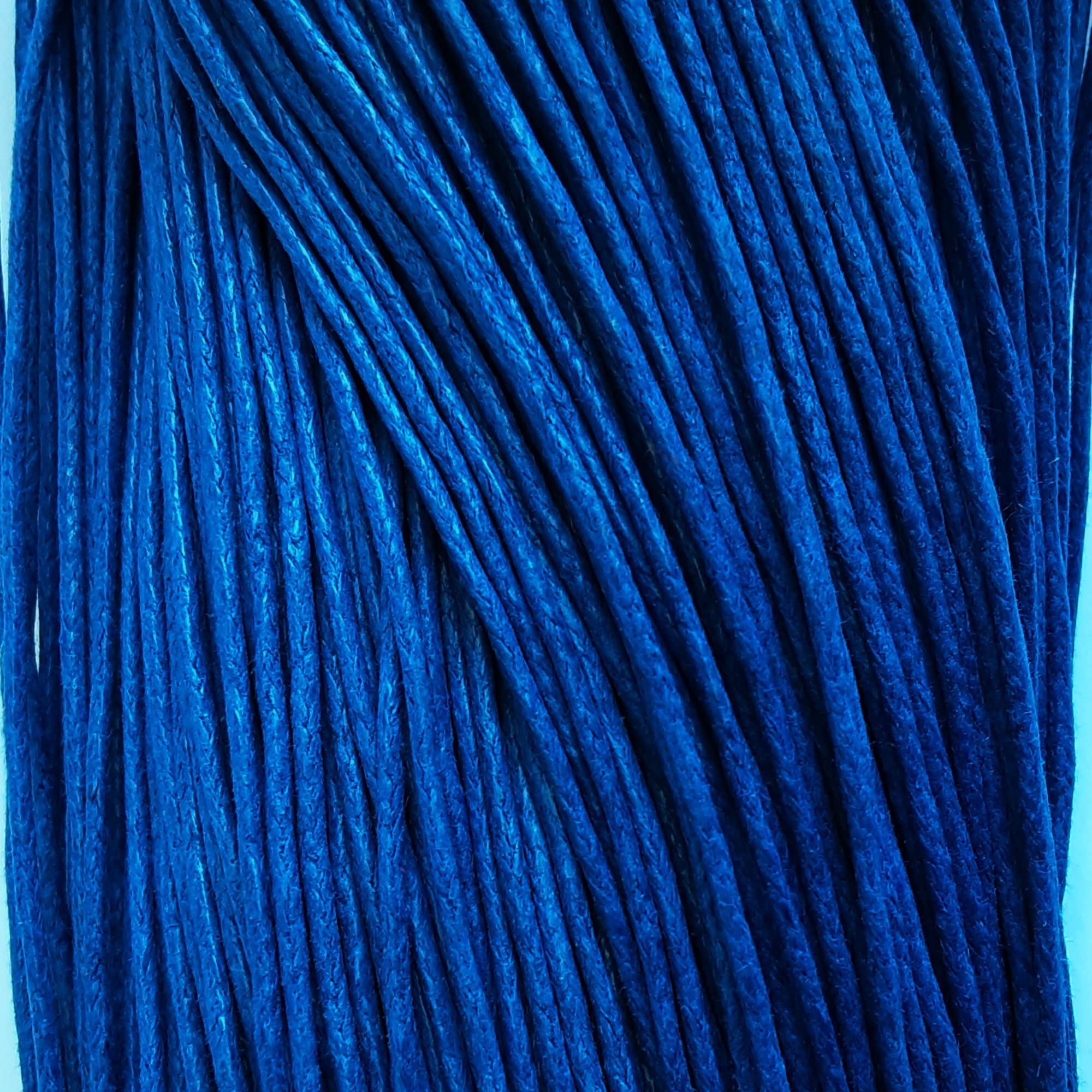 1.5mm Waxed Cotton Cord 6 meters for jewellery & craft making (Dr.Blue)
