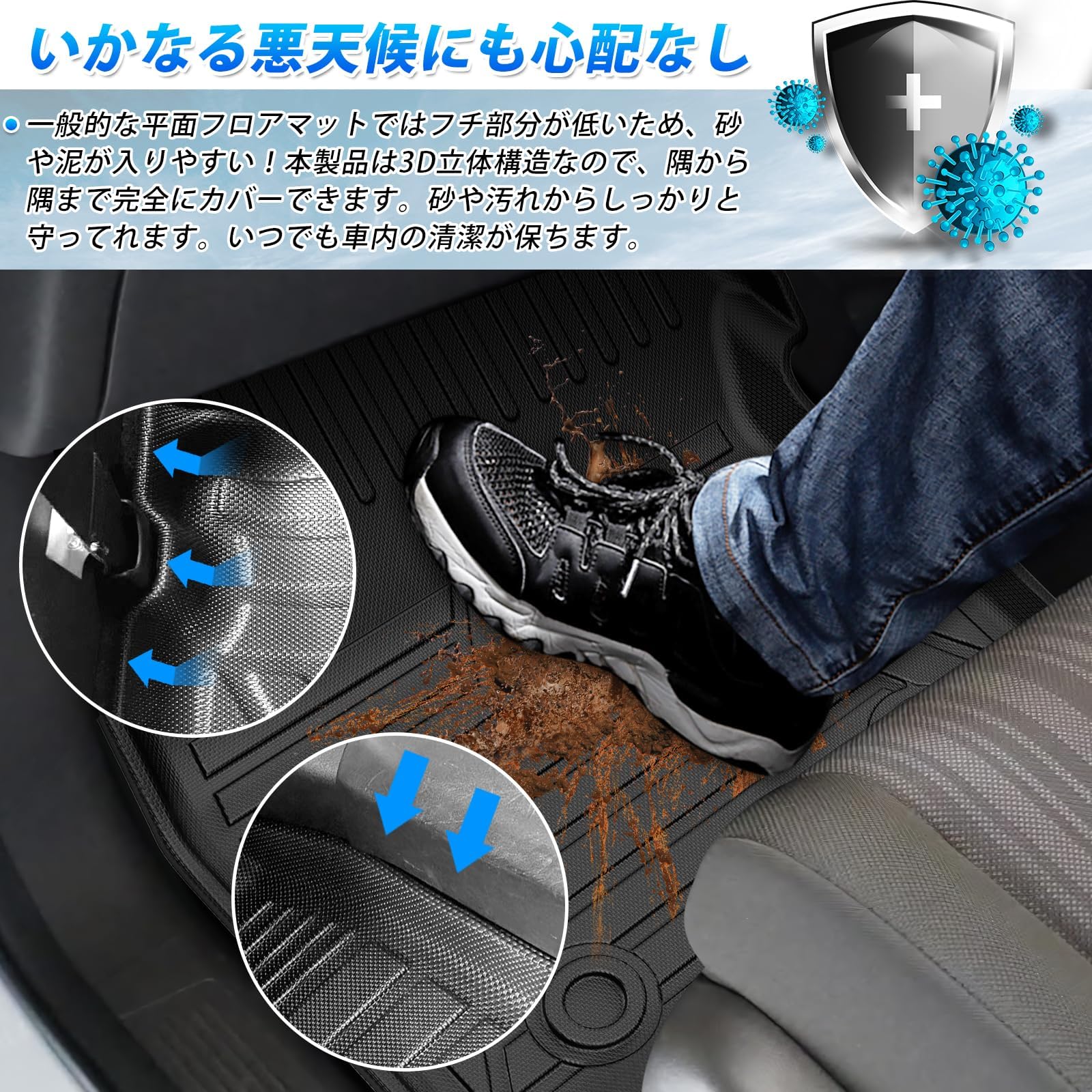ホンダ フリードGB8 ハイブリッド フロアマット おまけ付き フリード 【ポイント5倍】ホンダ ハイブリッド GB7/8系 フロアマット