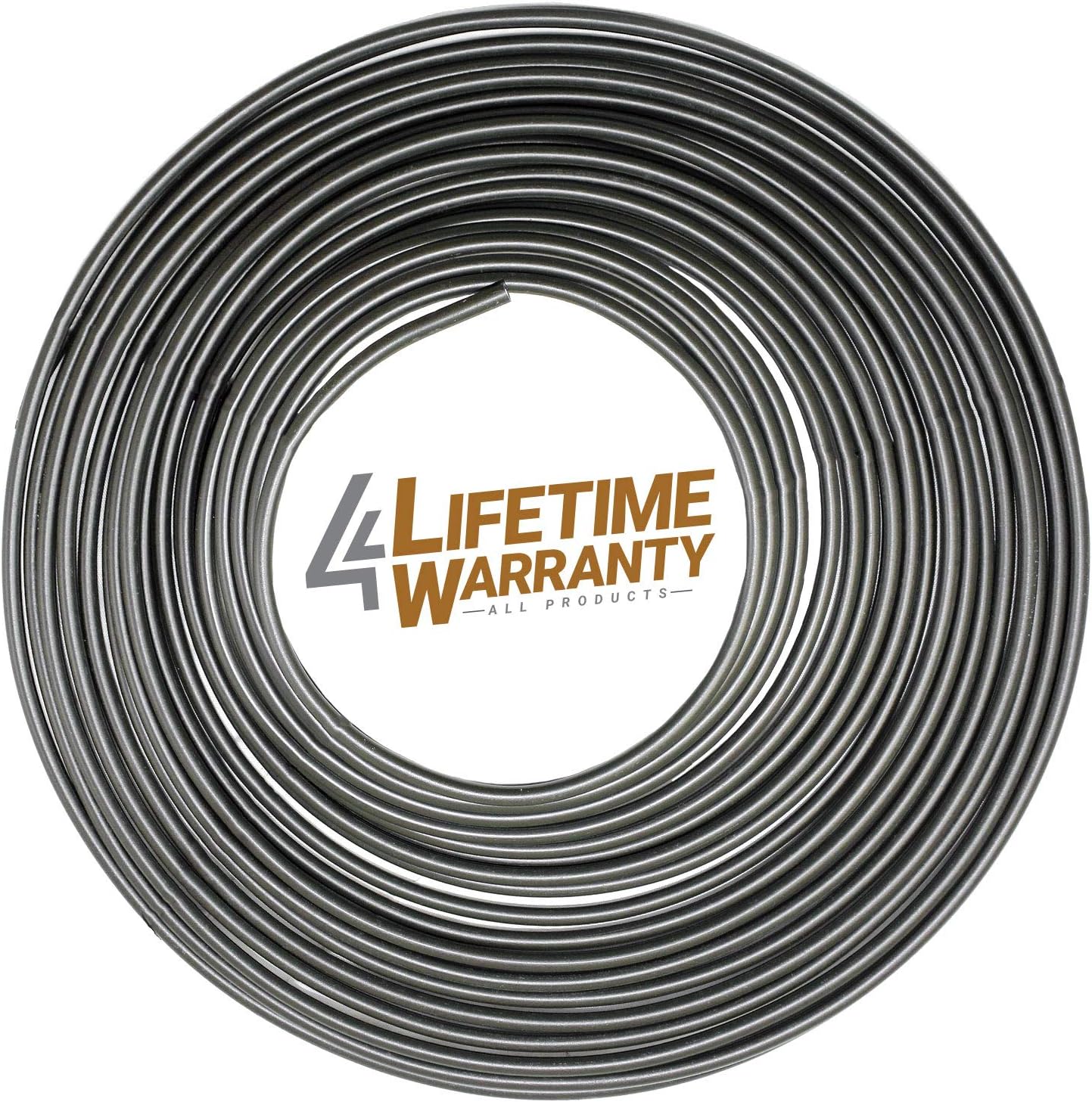 4LIFETIMELINES 1/4" PVF-Coated 50 ft Brake Line Replacement Coil