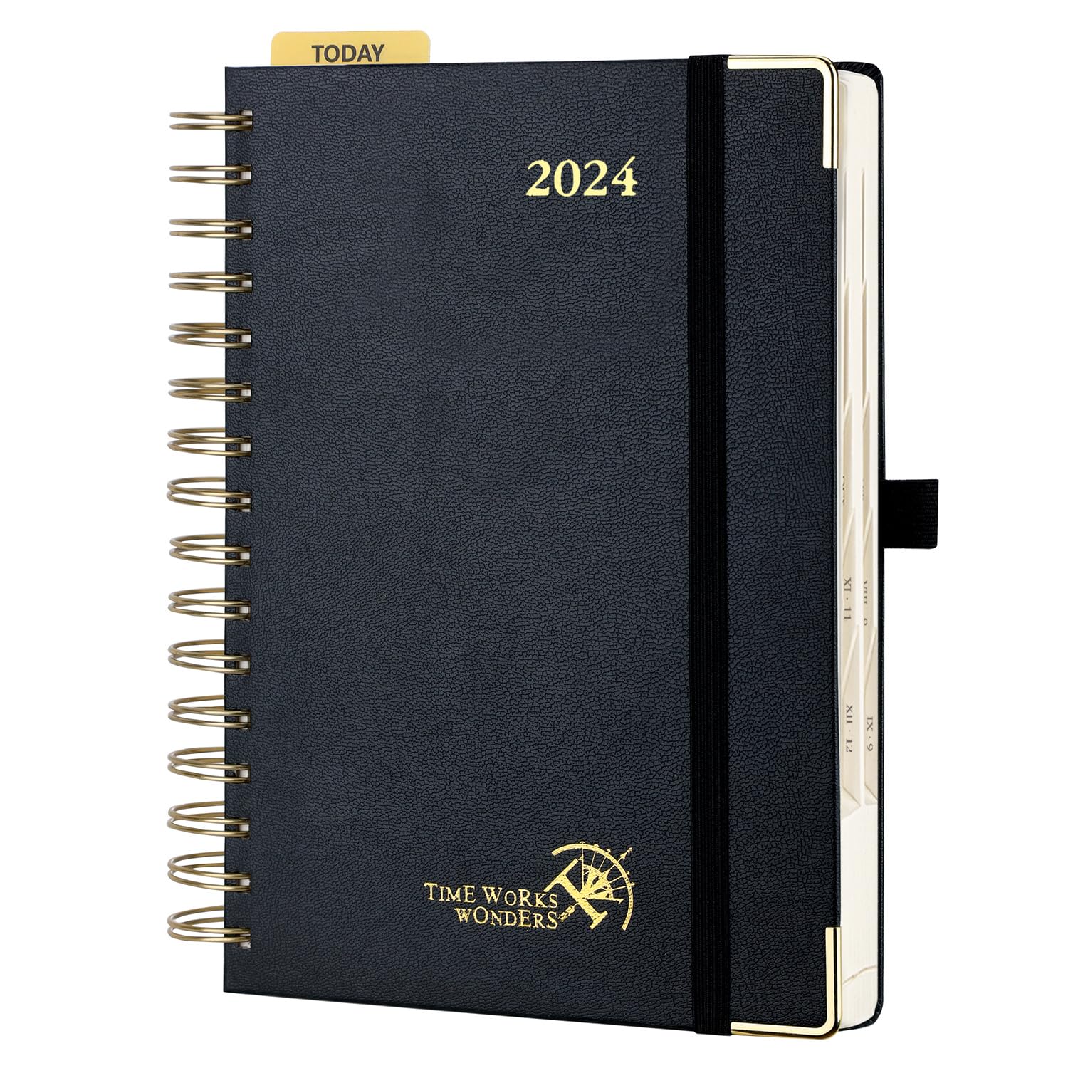 Agenda Settimanale 2025 In Formato A5 Con Copertina Rigida E - Foto 6