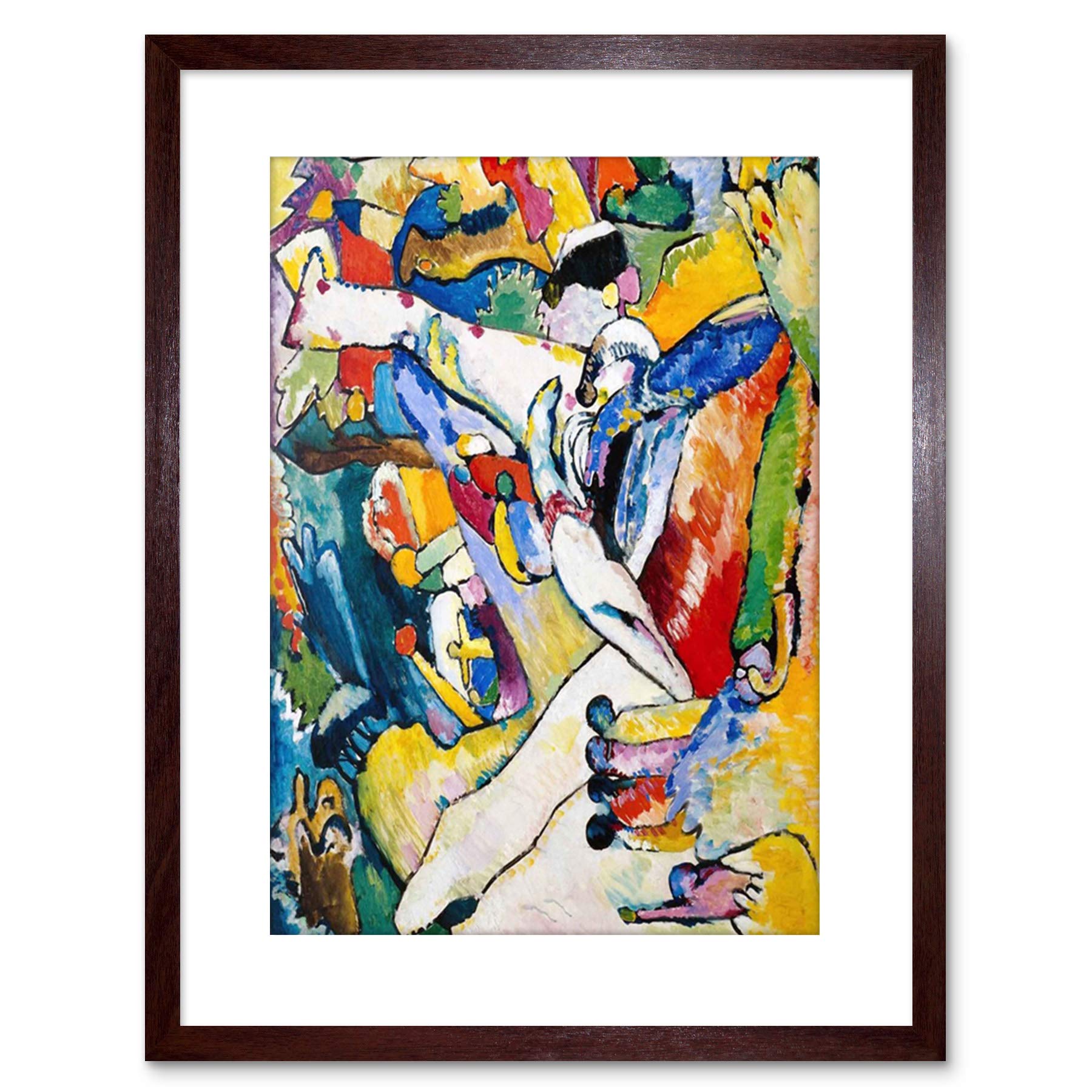Wee Blue Coo Wassily Kandinsky Farbstudie Quadrate Framed Art Print