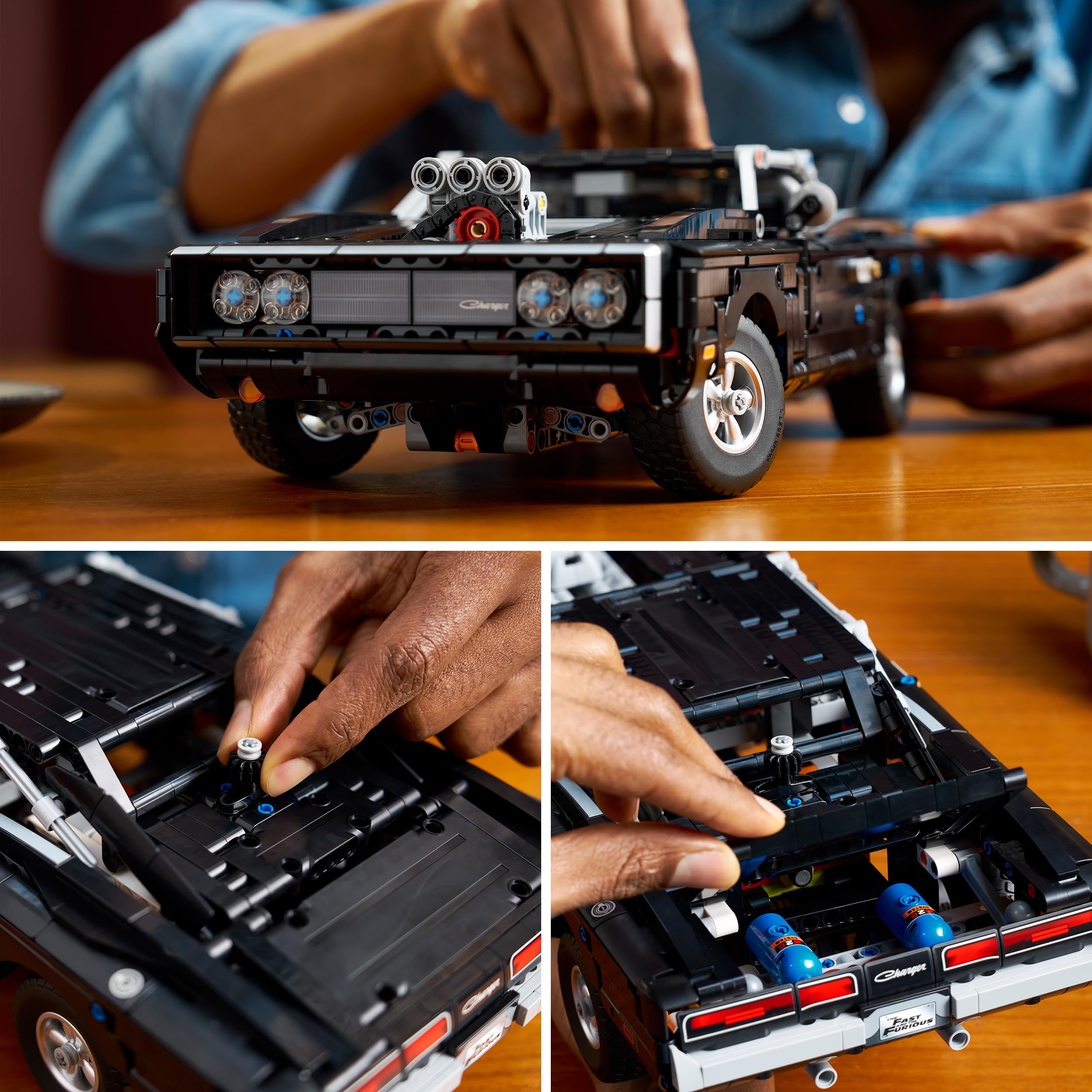 LEGO Technic Auto Dodge Charger R/T Fast and Furious - Kit Modellismo per Adulti - Set STEM da Collezione con Motore V8 e Sospensioni - Regalo Nostalgico per i Fan dei Film - 42231