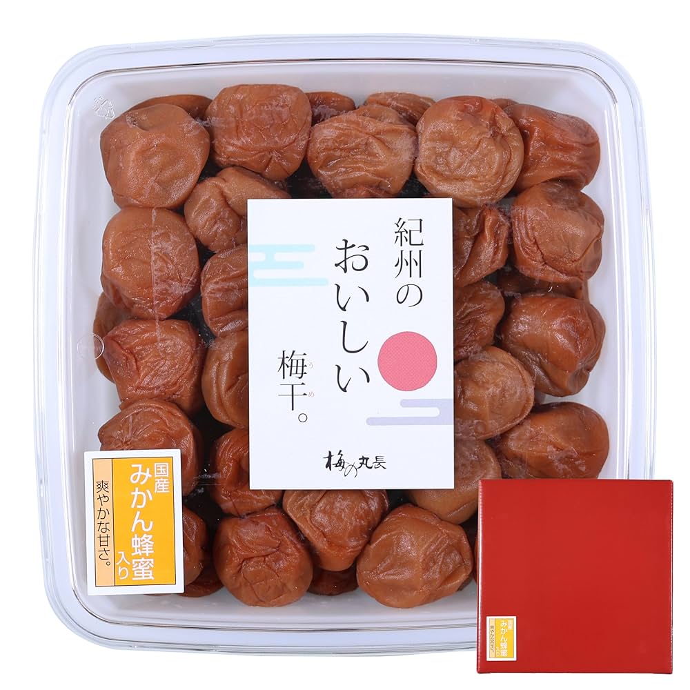 Amazon | はちみつ梅干し 紀州南高梅 みかん蜂蜜 減塩 うめぼし