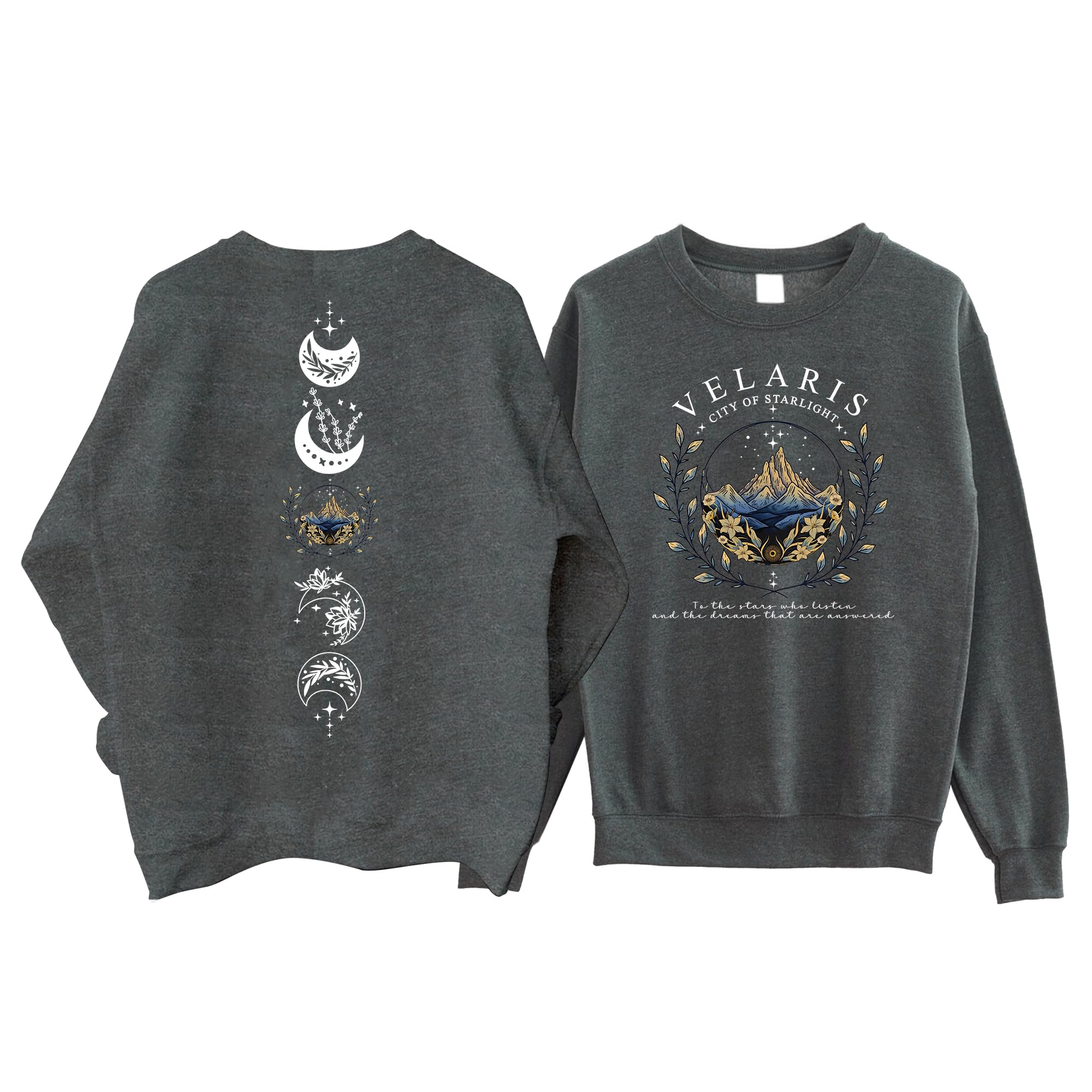 Velaris City of Starlight Colour Sweatshirt - The Night Court Sweatshirt, ACOTAR Sweater, Velaris Sweatshirt