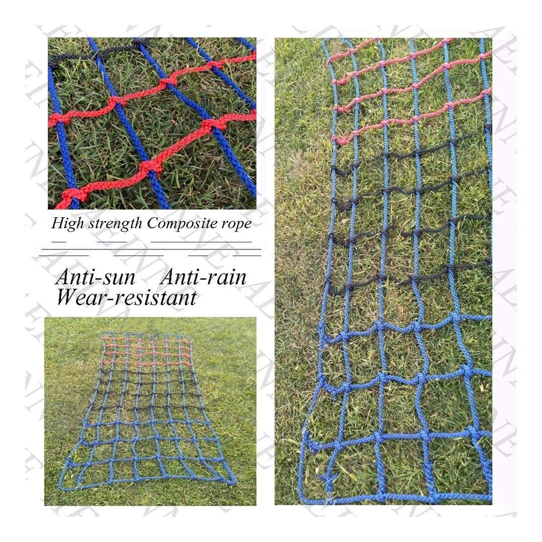Kletternetz for Swing Set 14mm dicken Seil Sicher Ladung-Netz Gym Baum Felsen Outdoor Indoor Fracht Treehouse Felswand Webbing Rahmen Spielplatz Kinderkrippe Sicherheit for Erwachsene Kinder Kinder