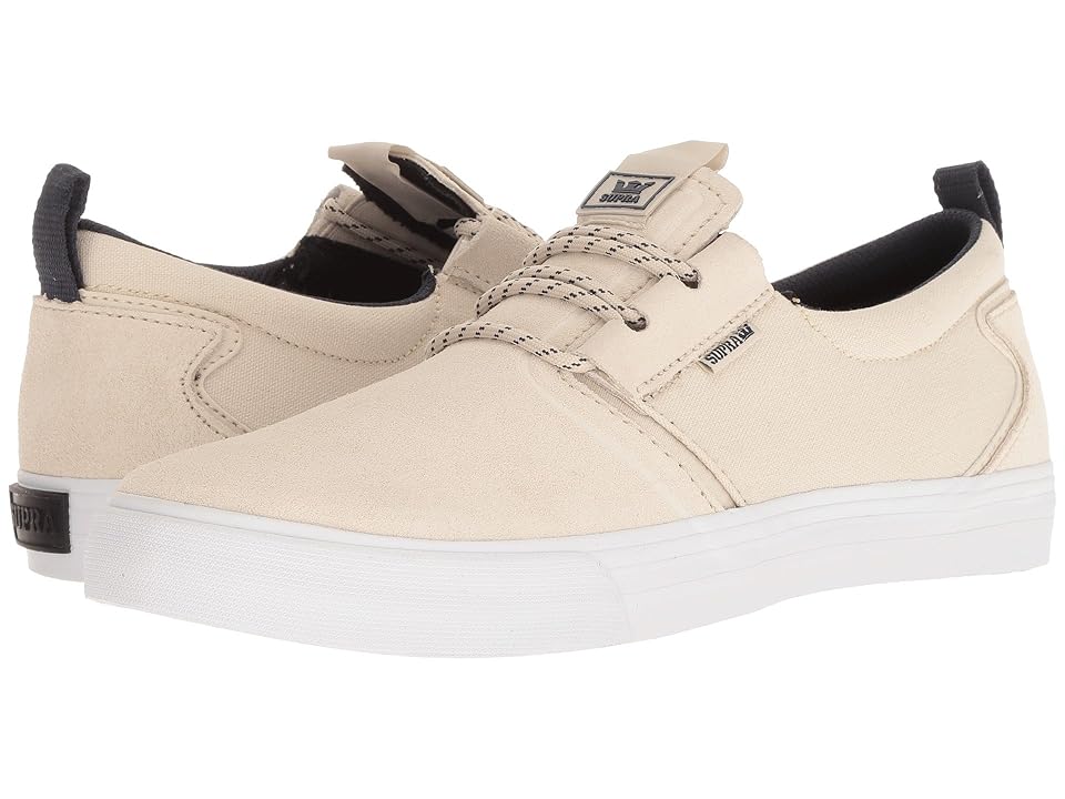 

Supra Flow (Bone/Navy/White) Men's Skate Shoes