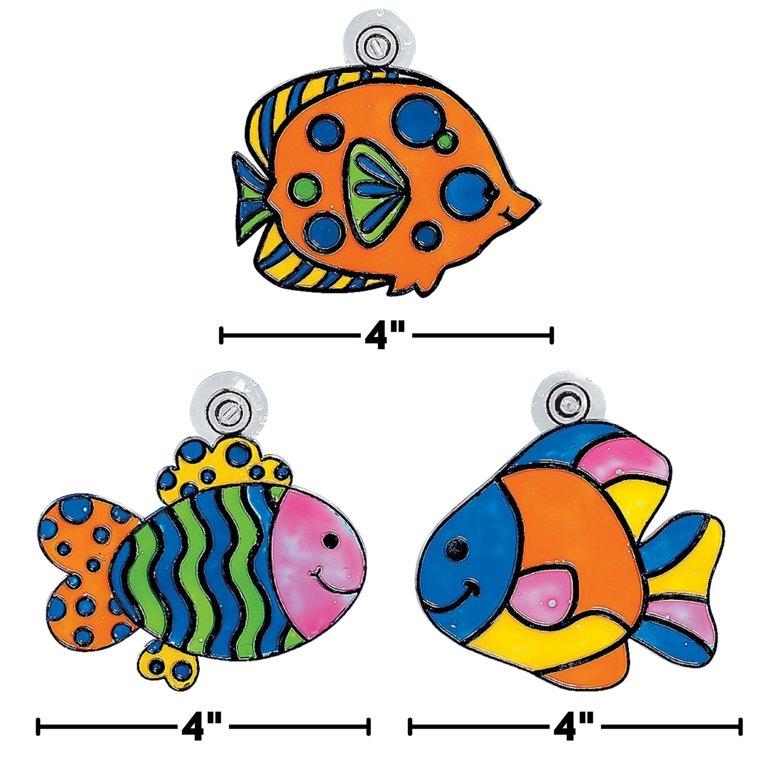 Amazon.com: Fun Express Animal Paint Your Own Suncatchers - Crafts