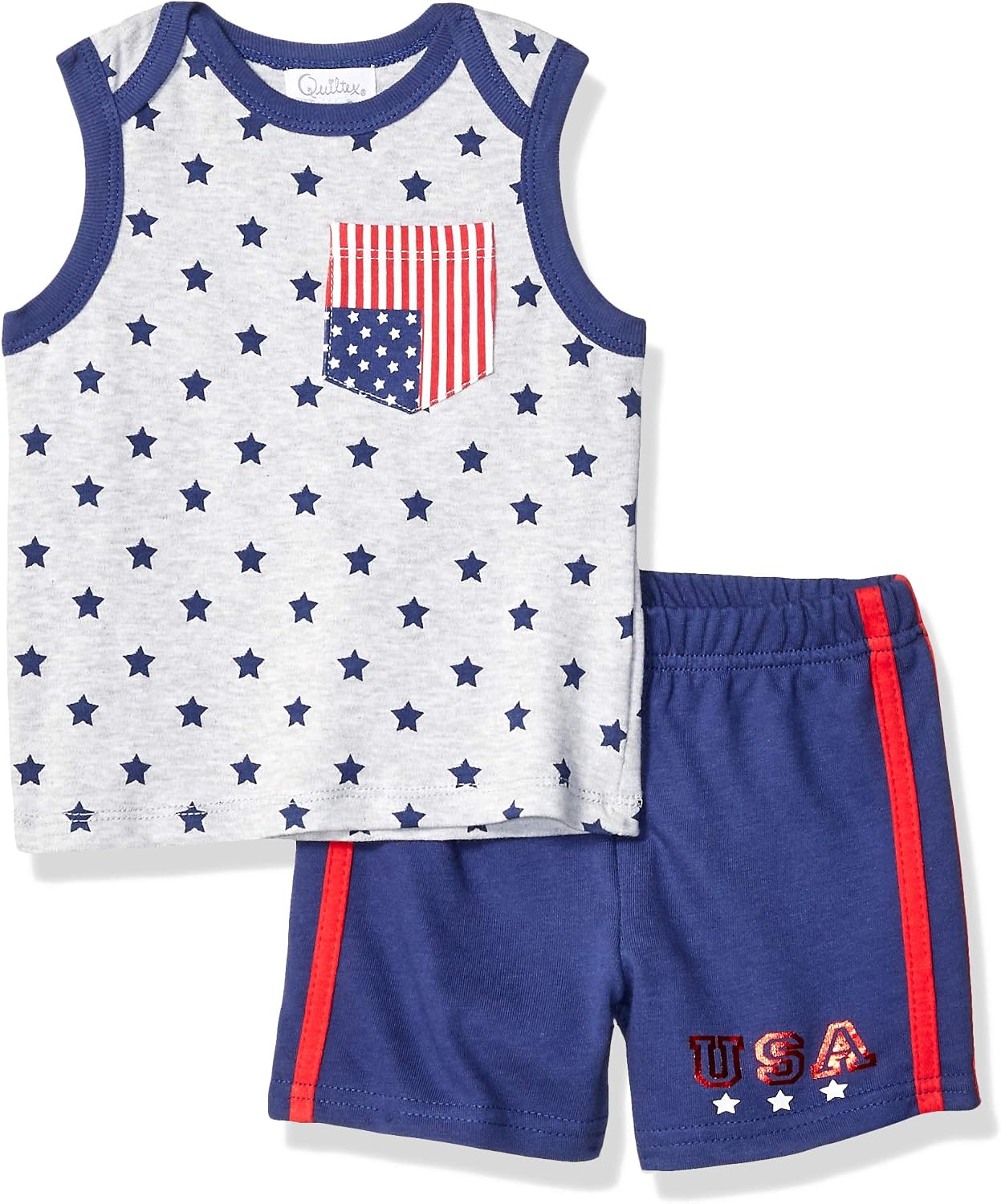 Boys' In the Usa 2 Pc Set With Tank and Shorts