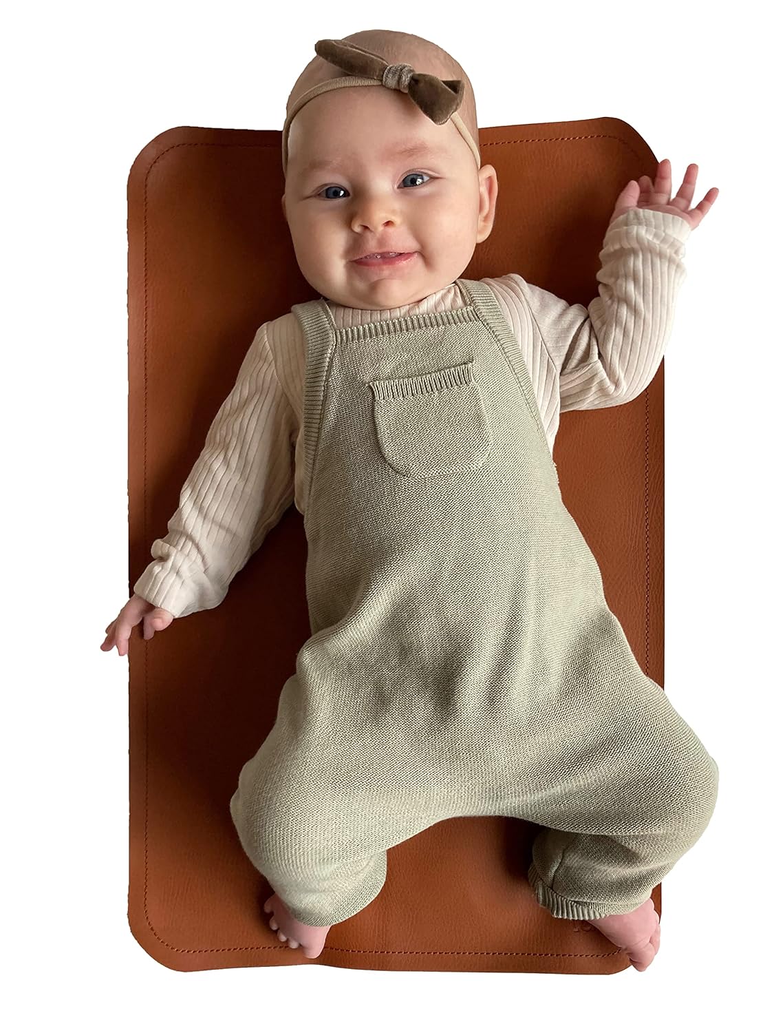 Vegan Leather Baby Changing Mat by Lark Baby Goods