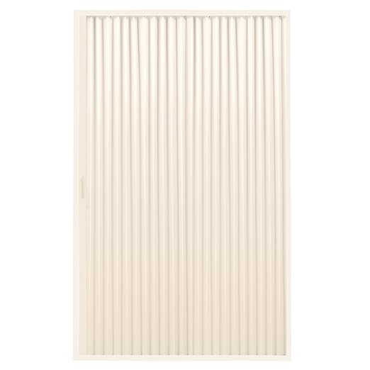 RecPro RV Shower Doors RV Pleated Folding Shower Doors (Ivory) 60"x