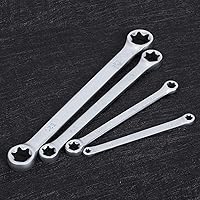 Vista 2 de Acouto e juego de llaves e18 e8 herramientas de extensión offset e12 para caja doble trinquete e-llave hexagonal hembra e herramienta de reparación