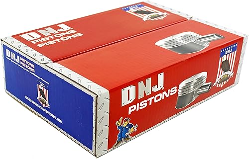 DNJ Juego de pistones P4505 Tamaño estándar para 03-13 Volvo C30, C70, S40, V50, S60, V70, XC70, S80, XC90 2.4L-2.5L L5 DOHC Turboalimentado
