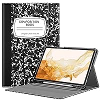 FINTIE Custodia per Samsung Galaxy Tab S8 Plus 2022/S7 FE 2021/S7 Plus 2020 12,5" con portapenne S