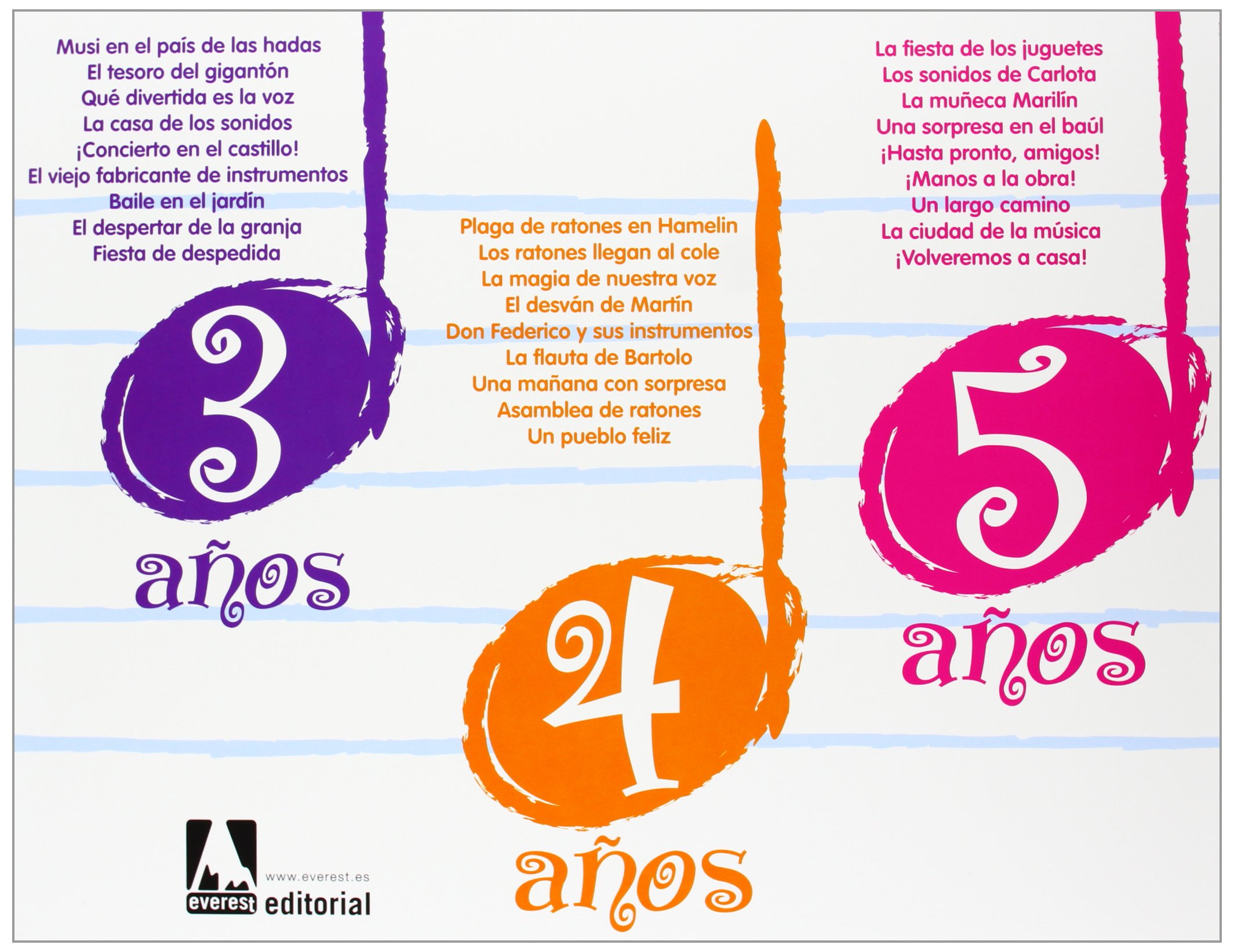 Proyecto Musi Material de aula 3, 4 y 5 años (Proyecto Música Infantil)