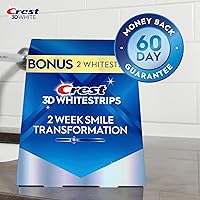 Vista 4 de Crest Crest Whitestrips Glamorous White, 3D White, kit de tiras blanqueadoras de dientes, 32 tiras (paquete de 16 unidades) - Tiras blanqueadoras