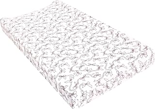 Hudson Baby Unisex Baby Changing Pad Cover, Pink Bows, One Size