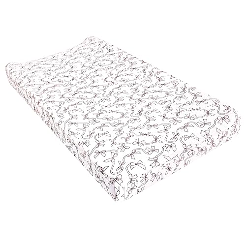 Miniatura 55 de Hudson Baby Funda unisex de algodón para cambiador, diseño a cuadros, talla única