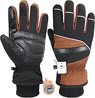 Vista 9 de HANDLANDY Winter Work Gloves, 3M Thinsulate Waterproof Insulated Glove for Men Women