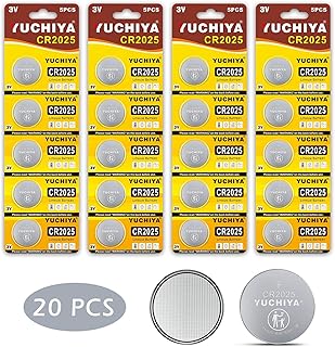 3V CR2025 Premium Disposable Button Cell Batteries Long-Lasting Lithium Coin Cell Batteries for Electronic Watch Clock Toys and Car Key 4 Pack of 5 Counts(4)