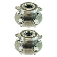 Vista 938 de TRQ Juego de 2 rodamientos de rueda trasera y conjunto de cubo con sensor ABS compatible con Ford Transit Connect 2014-2018