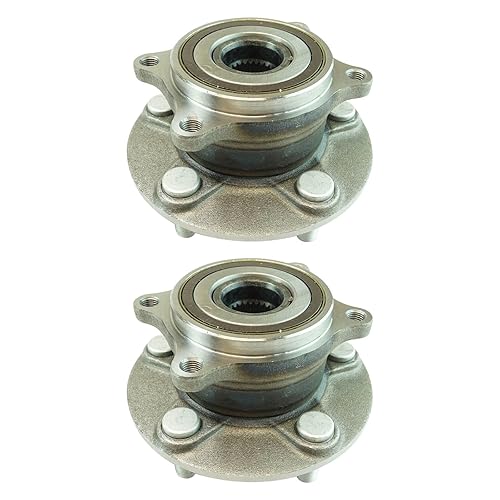 Vista 938 de TRQ Juego de 2 rodamientos de rueda trasera y conjunto de cubo con sensor ABS compatible con Ford Transit Connect 2014-2018