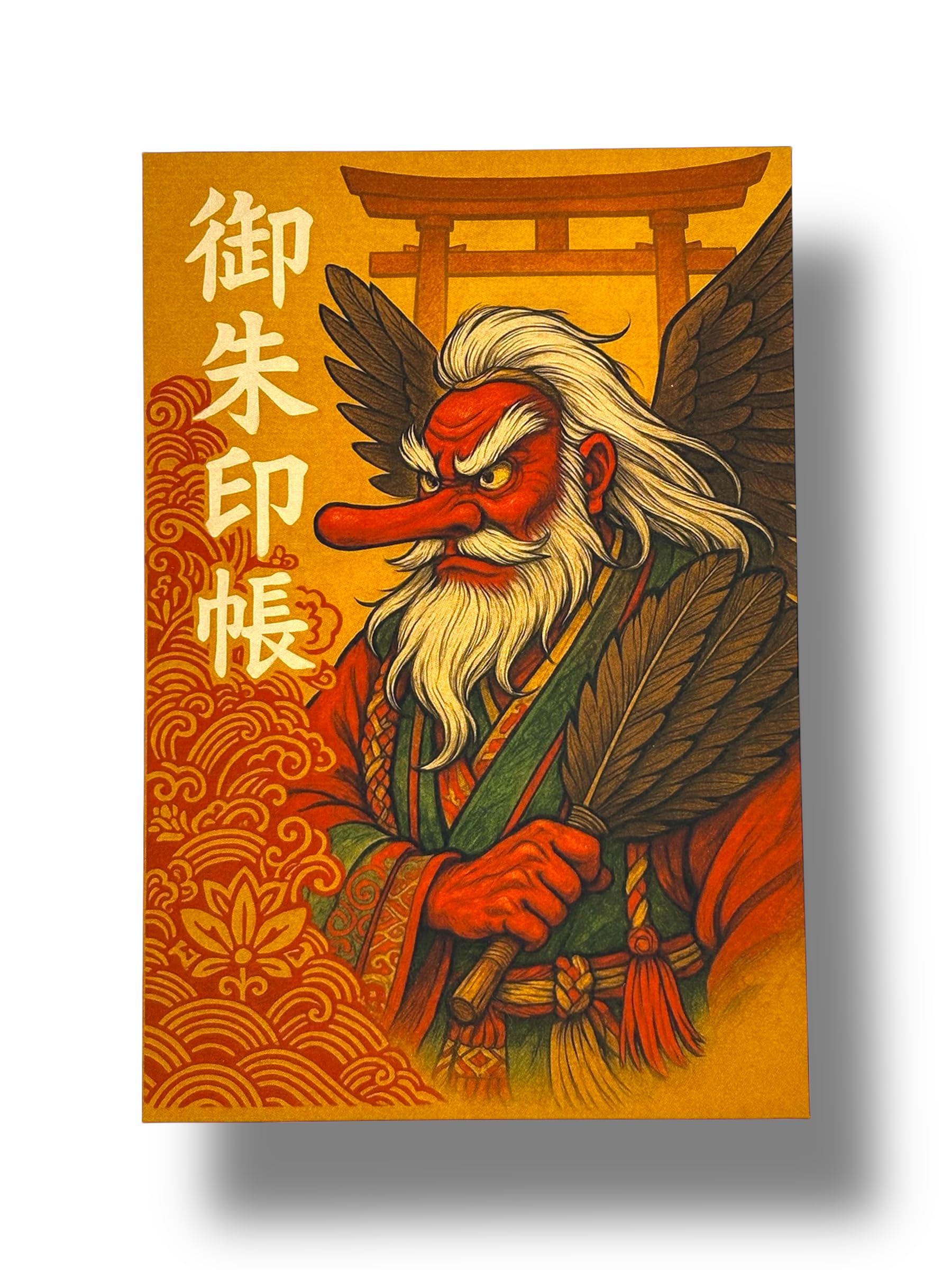 Amazon | やおよろず 御朱印帳 大天狗 日本製 てんぐ 神社巡り 御朱印