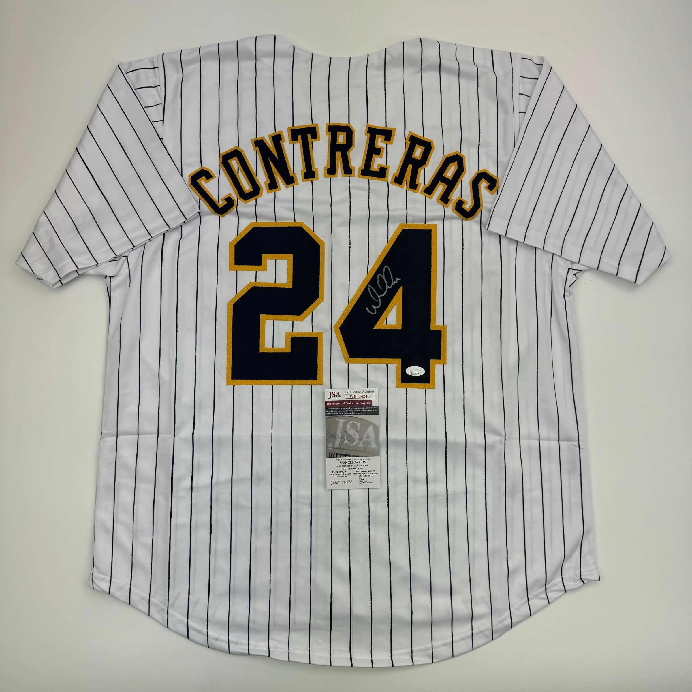 2025 MLB JERSEYS WILLIAM CONTRERAS サイン 2025 MLB JERSEYS WILLIAM