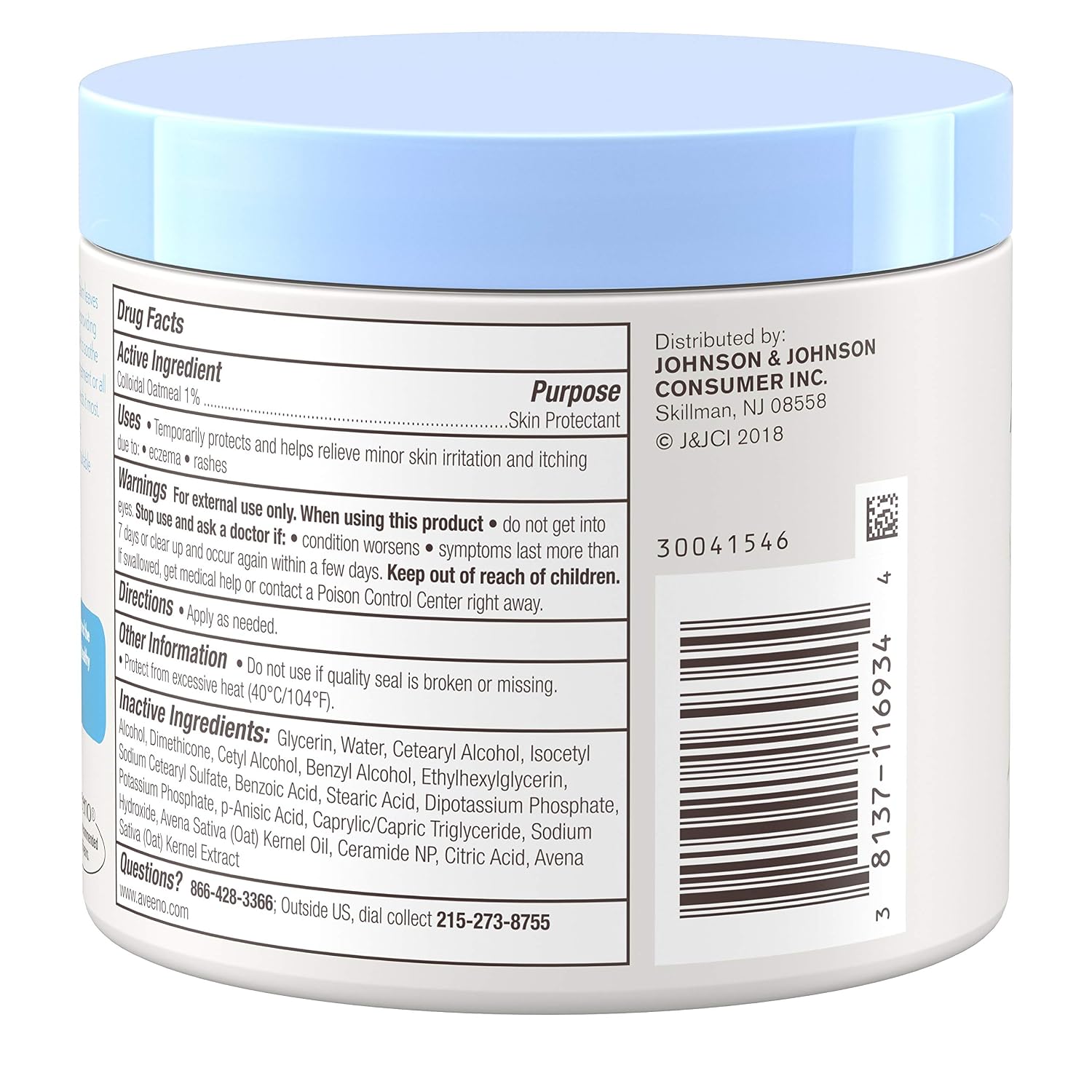 Aveeno Eczema Therapy Itch Relief Balm, 11 Ounce