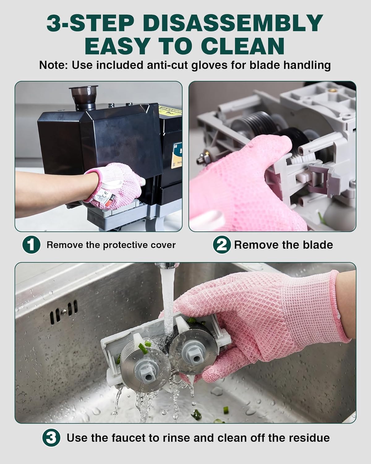 WantJoin Electric Scallion Shredder - Commercial Green Onion Slicer 5 Times Faster Green Onion Cutting Machine, Precise 3mm Blade, Scallion Shredder For Garlic Sprouts, Chives, Home & Restaurant