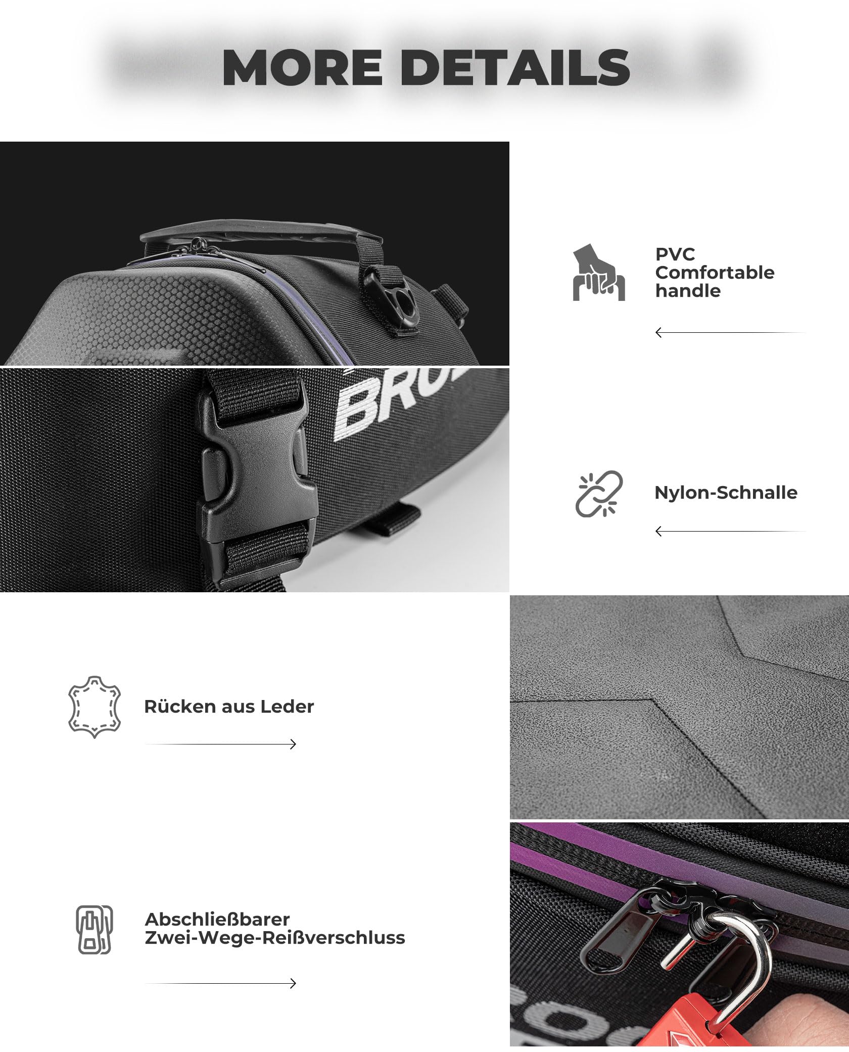 ROCKBROS Bolsa Asiento Moto Rígida, Bolsa de Equipaje con Funda Impermeable Mochila para Moto, 12,5L Portacasco Bolsa de Casco para Motocicleta