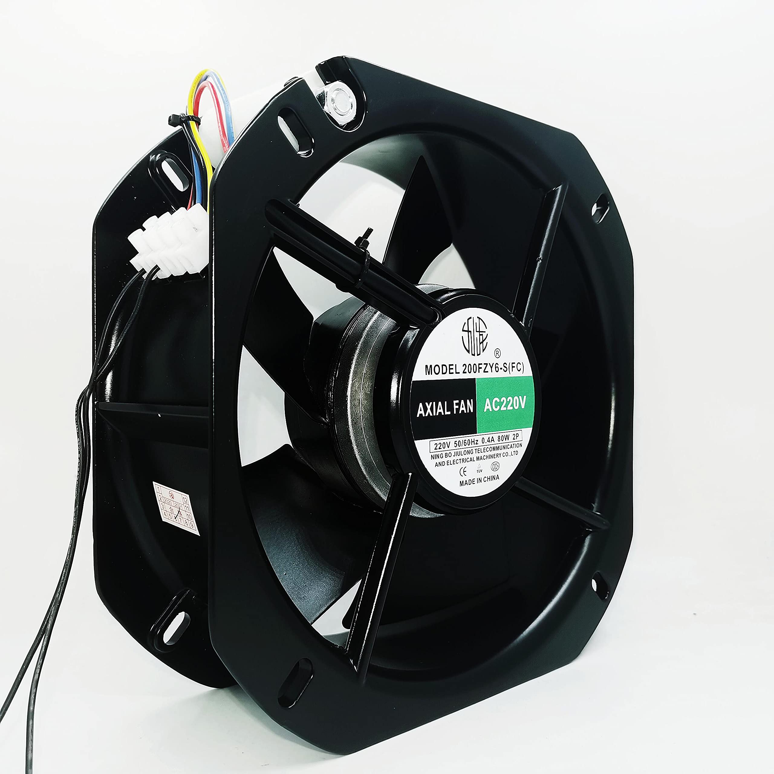 Amazon.com: 200FZY6-S (FC) AXIAL Fan AC220V 80W 0.4A 225×225×80mm
