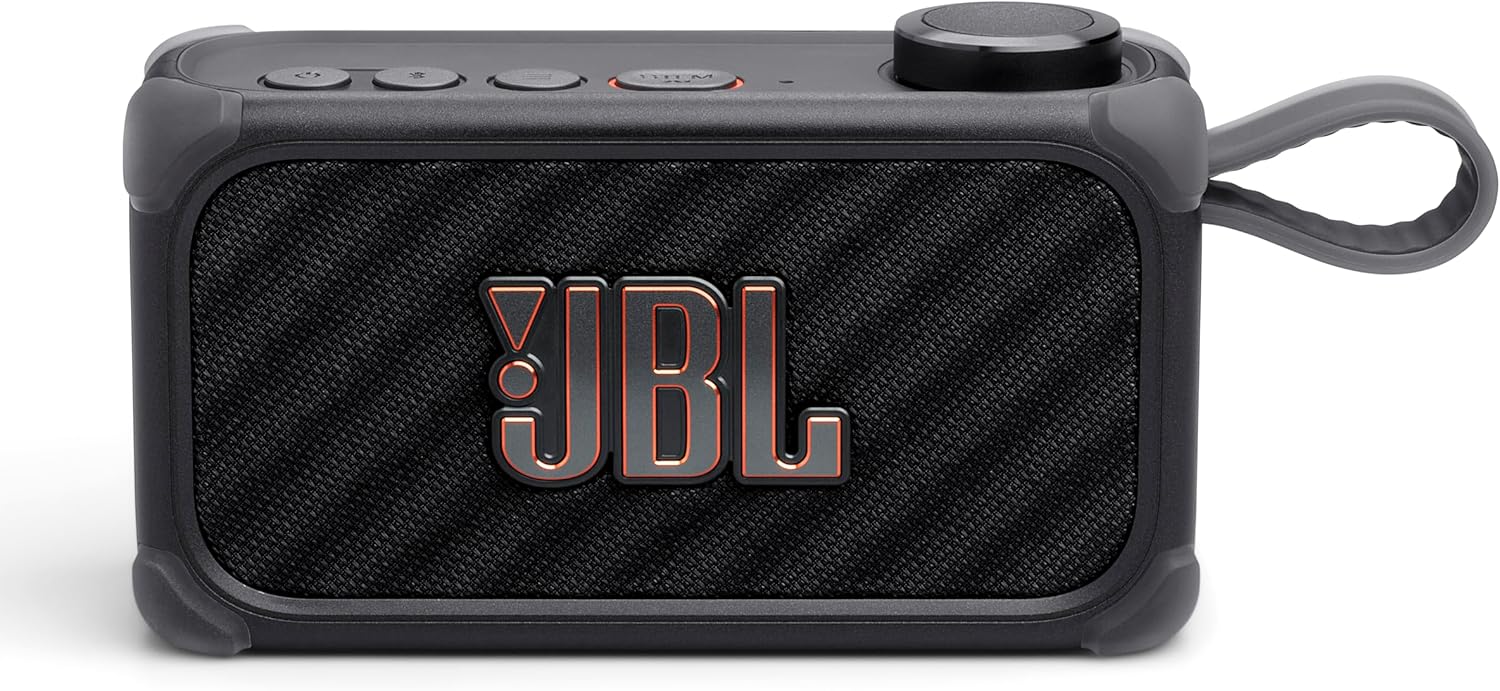 JBL Bandbox Solo - Compact AI-Powered Practice amp & Speaker with Built-in Practice Tools, Big LED Pixel Screen, Built-in Audio Interface and Up to 6 Hours of Playtime (Black)