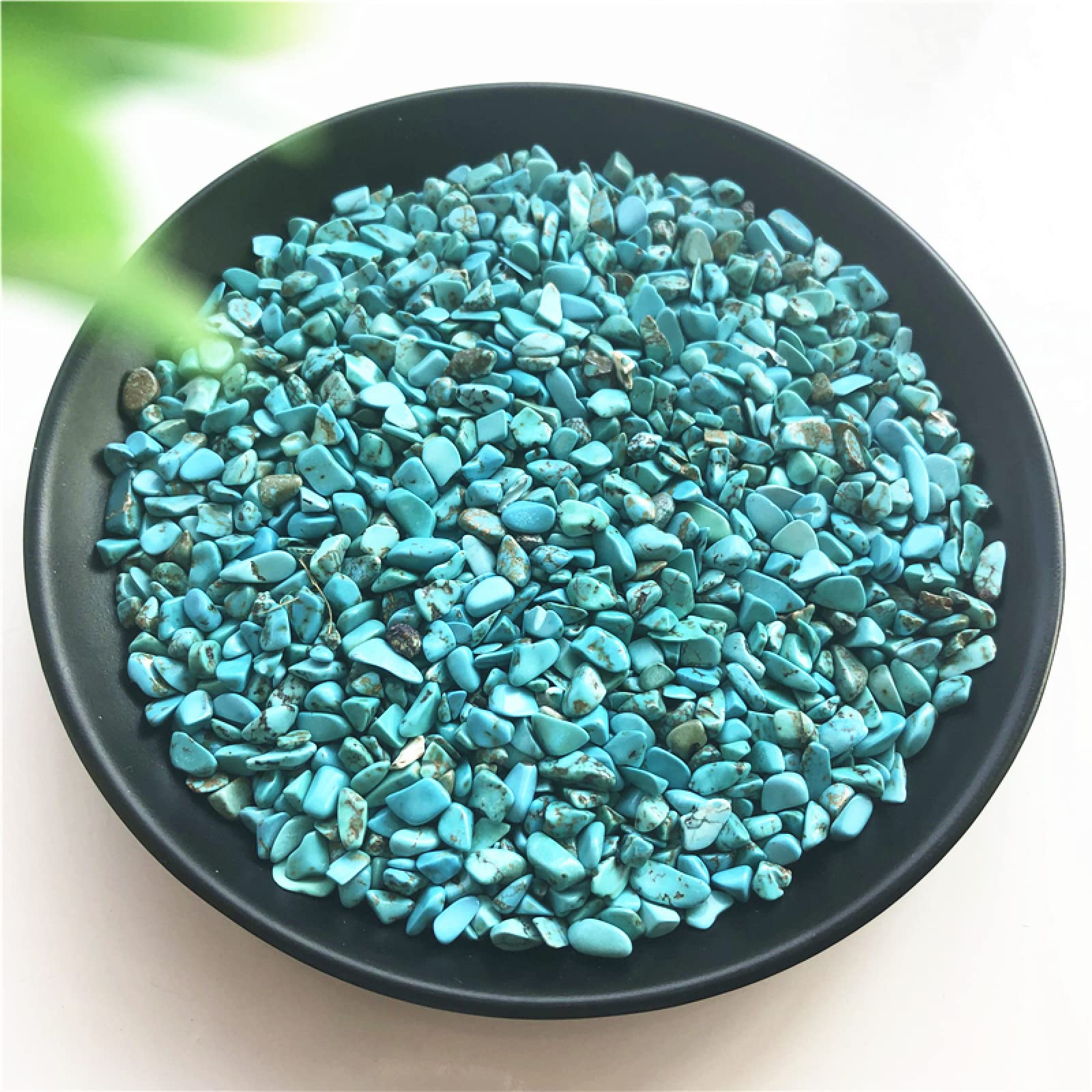 Ghiaia for Acquario in Pietra Grezza lucidata con Roccia Turchese Naturale da 100 g Raccolta domiciliare