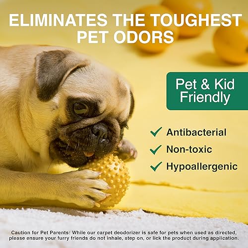 Vista 3 de Good Natured Brand Carpet Deodorizer & Freshener Powder 47 oz Pet Odor Eliminator for Strong Odor & Pet Urine Fresh Natural Lemon & Eucalyptus