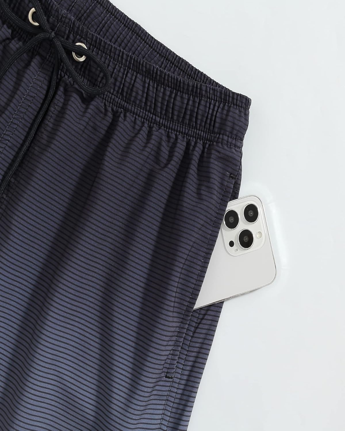 SILKWORLD Mens Swim Trunks Quick Dry Compression Liner 2 in 1 Shorts Men Swimsuit - Image 6