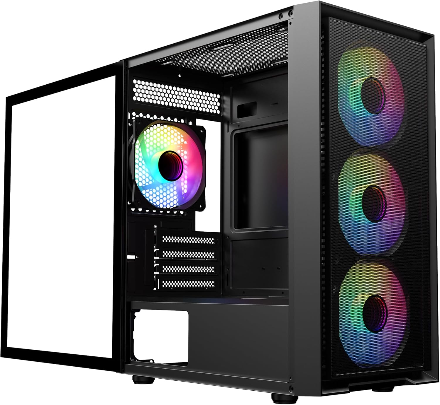 SAMA M203 Computer Case with side panel open