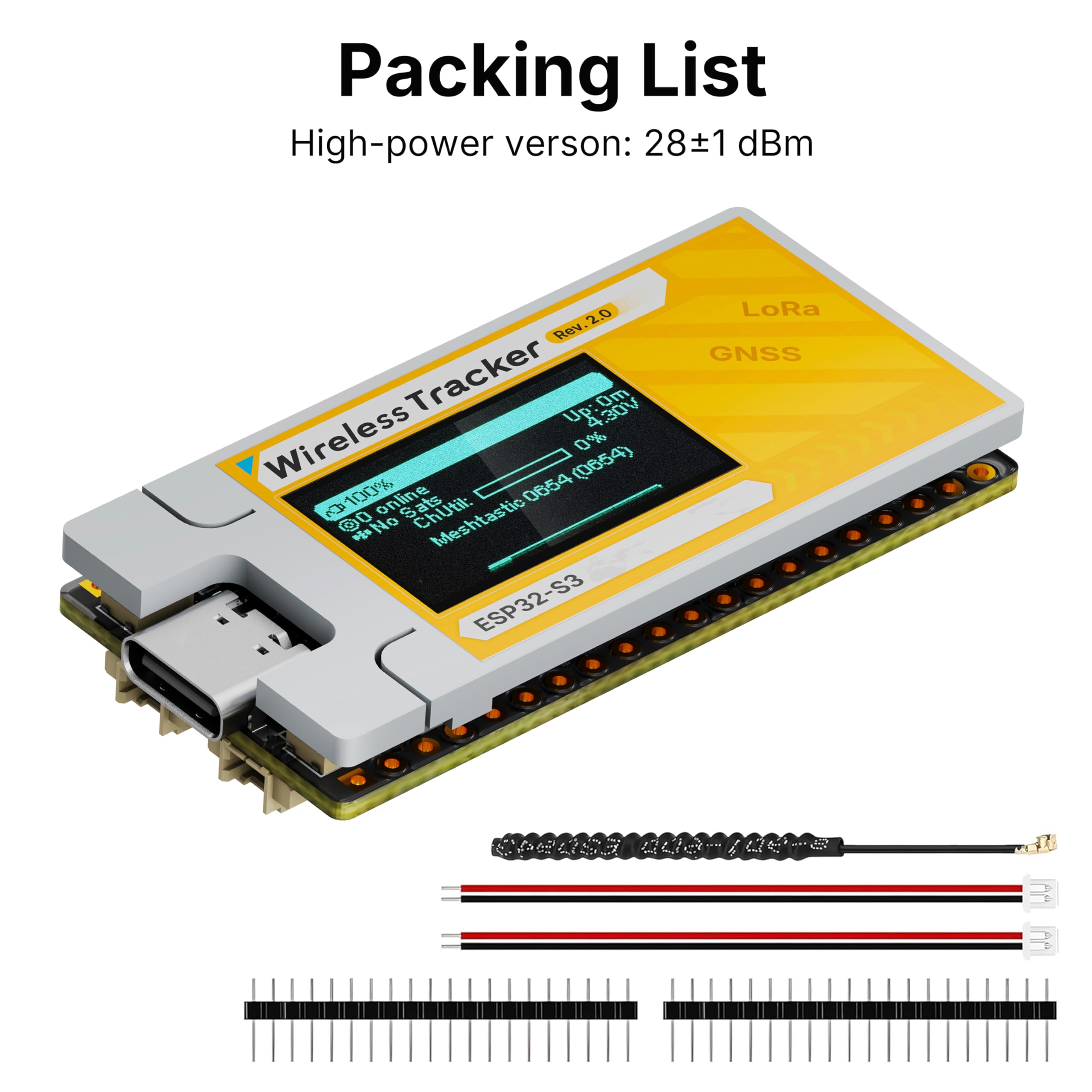 Amazon.co.jp: Heltec ワイヤレストラッカー V2 ESP32 S3 LoRaメッシュ